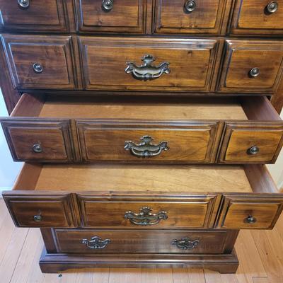 Large Wooden Dresser and Nightstands (P-CE)