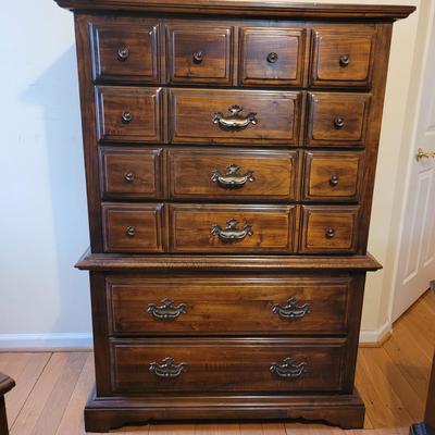 Large Wooden Dresser and Nightstands (P-CE)