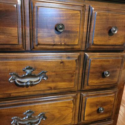 Large Wooden Dresser and Nightstands (P-CE)