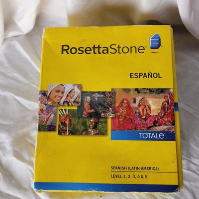 Rosetta Stone Learn Spanish levels 1, 2, 3, 4, & 5