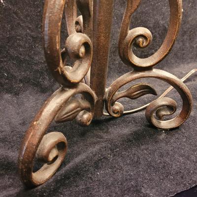 Pair of Wrought Iron Table Lamps (P-CE)