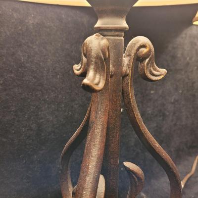 Pair of Wrought Iron Table Lamps (P-CE)