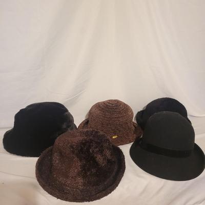 Womenâ€™s Wool Bowler Hats and More (P-CE)