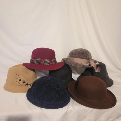 Womenâ€™s Wool Bowler Hats and More (P-CE)