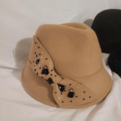 Womenâ€™s Wool Bowler Hats and More (P-CE)