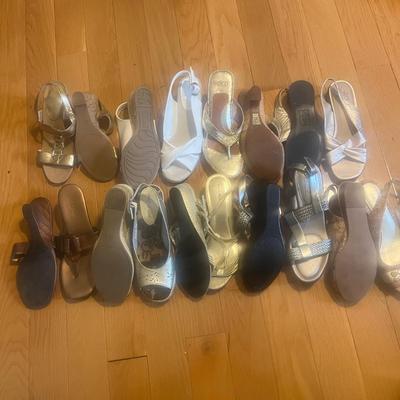 Womenâ€™s Strappy Sandals by Born & More, Sz. 7 - 9 (P-CE)