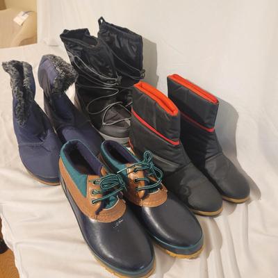 Womenâ€™s Snow and Rain Boots by Bass & More, Sz. 7-9.5 (P-CE)