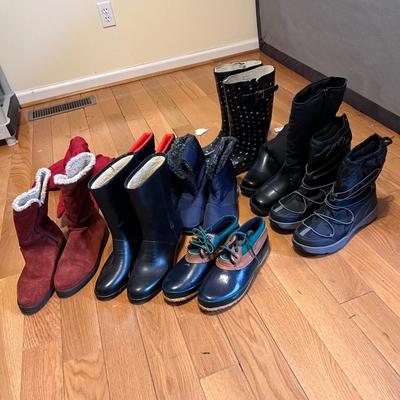 Womenâ€™s Snow and Rain Boots by Bass & More, Sz. 7-9.5 (P-CE)