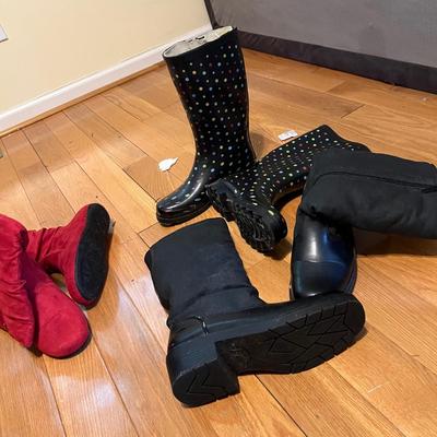 Womenâ€™s Snow and Rain Boots by Bass & More, Sz. 7-9.5 (P-CE)