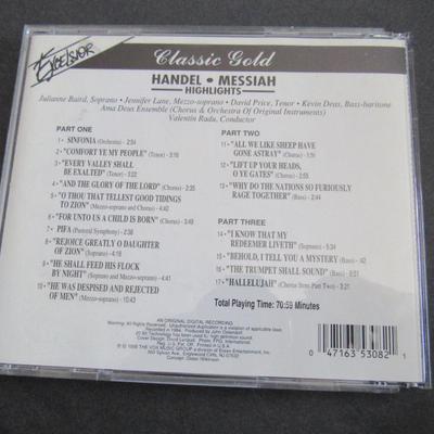 Lot 366: Handel Messiah Highlights CD
