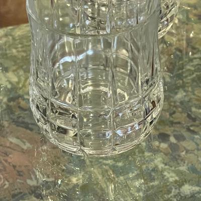 Vintage Set of 8 Crystal Whiskey Glasses