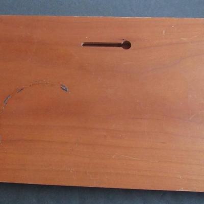 Lot 372: Old Wood Plaque: Leach Improvements For Tomorrow, Leach Co