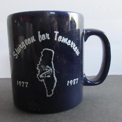 Lot 377: Ceramic Sturgeon For Tomorrow 1977-1987 Mug, Staffordshire
