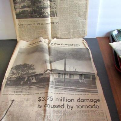 Lot 383: Oshkosh Northwestern, April 21/22, 1974, Oshkosh Tornado
