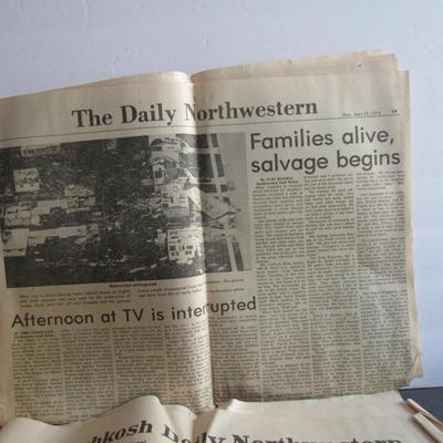 Lot 383: Oshkosh Northwestern, April 21/22, 1974, Oshkosh Tornado