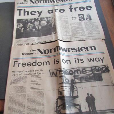 Lot 385: Oshkosh Northwestern Iran Hostages Free, Jan 19/20