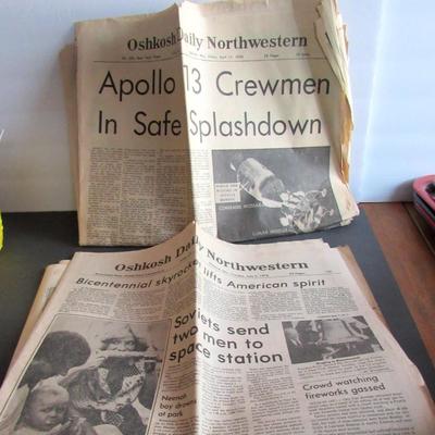 Lot 386: Oshkosh Northwestern Apollo 13, 4/17/70 and More