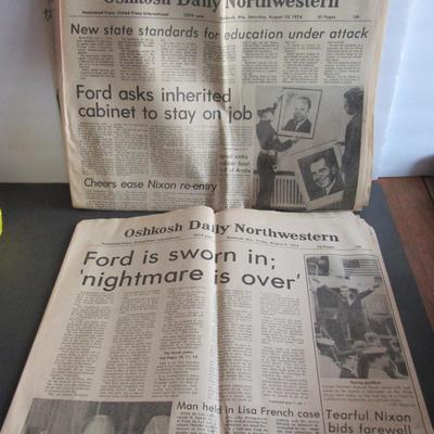 Lot 388: Oshkosh Northwestern 1974 and 1976 Pres Ford Info