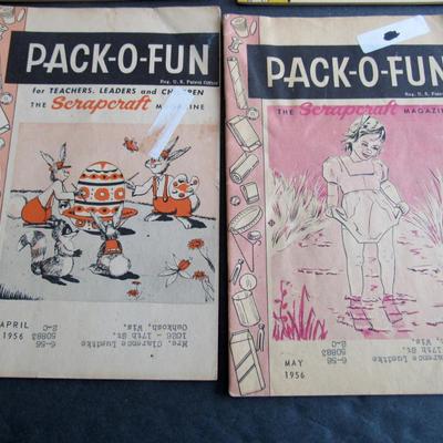 Lot 390: Vintage Pack-o-Fun Craft Magazines, 1956