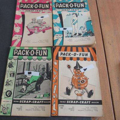 Lot 391: Vintage Pack-o-Fun Magazines, 1957