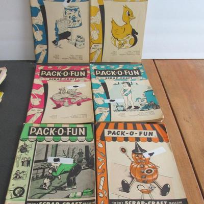 Lot 391: Vintage Pack-o-Fun Magazines, 1957