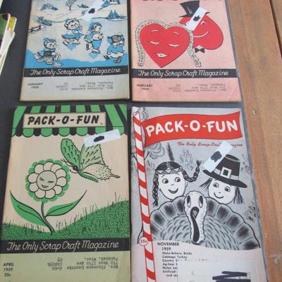Lot 393: Vintage Pack-o-Fun Magazines, 1959