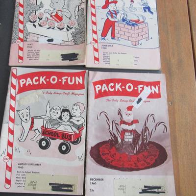 Lot 394: Vintage Pack-o-Fun Magazines, 1960