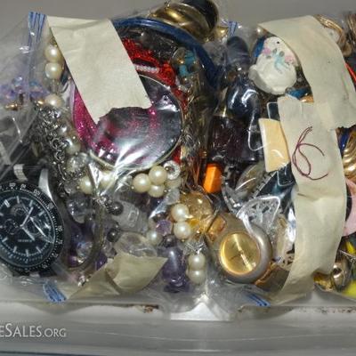 Costume Jewelry Craft Supplies 3 bags Lot #15