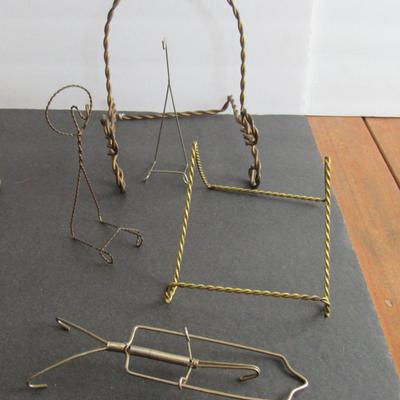 Lot 402: Misc Metal Plate Racks