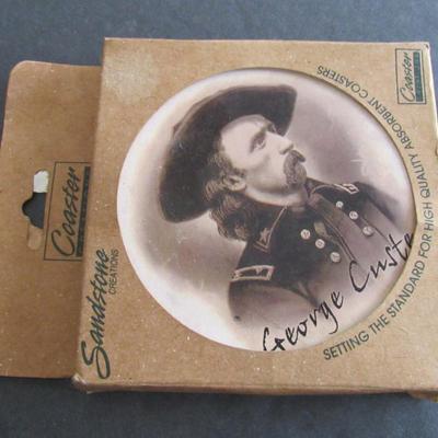 Lot 405: Sandstone Coasters, George Custer