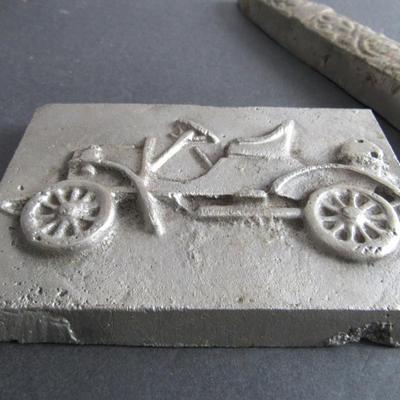 Lot 409: Two Heavy Cast Metal Objects