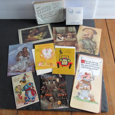 Lot 412: Lot of Unused Cards, Postcards, Envelopes and Paper