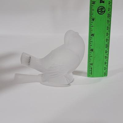 Lalique art glass, bird