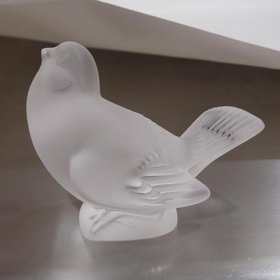 Lalique art glass, bird