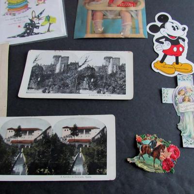 Lot 414: Lot of Vintage and Newer Cards and Paper Ephemera