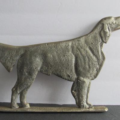 Lot 416: Metal Dog Figure