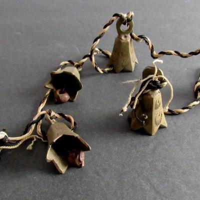 Lot 418: Smaller Brass Bells on Rope