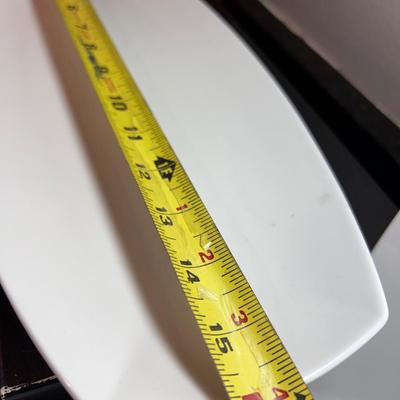 6 Pc. Lot White Geometric Dinnerware - Schonwald, Royal Doulton