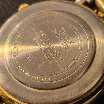 Men's Wrist Watches, Wrist Bands and a Bulova Travel Clock (LR-DW)