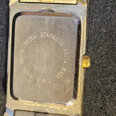 Men's Wrist Watches, Wrist Bands and a Bulova Travel Clock (LR-DW)