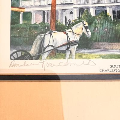 Signed Framed Amelia Rose Smith "South Battery" Print