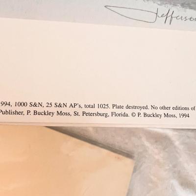 2 Signed Numbered Etchings