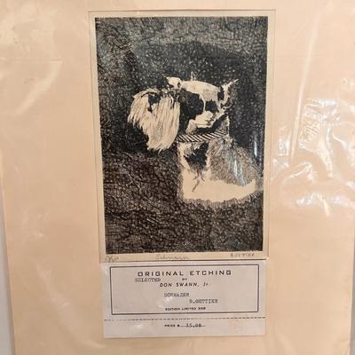 2 Signed Numbered Etchings