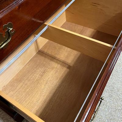 Solid Wood Mahogany Filing Cabinet