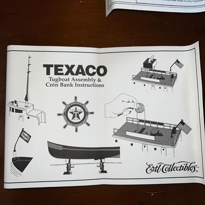 1456 Ertl Collectibles The Texaco Havoline Tugboat Coinbank/Model