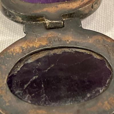 Vintage Dark purple 925 bracelet