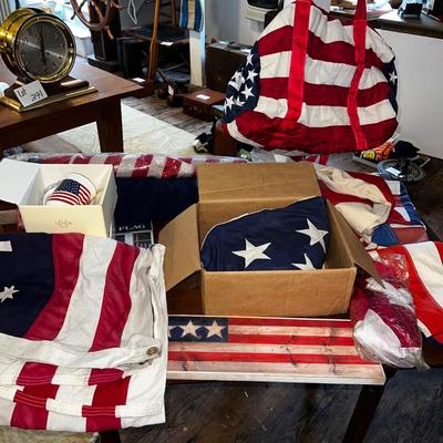 N1462 American Flags Lot