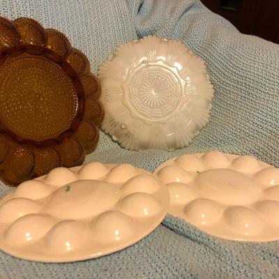 Springtime Egg Dish Lot
