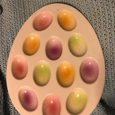 Easter Egg Dish Lot