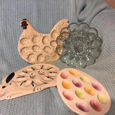 Easter Egg Dish Lot